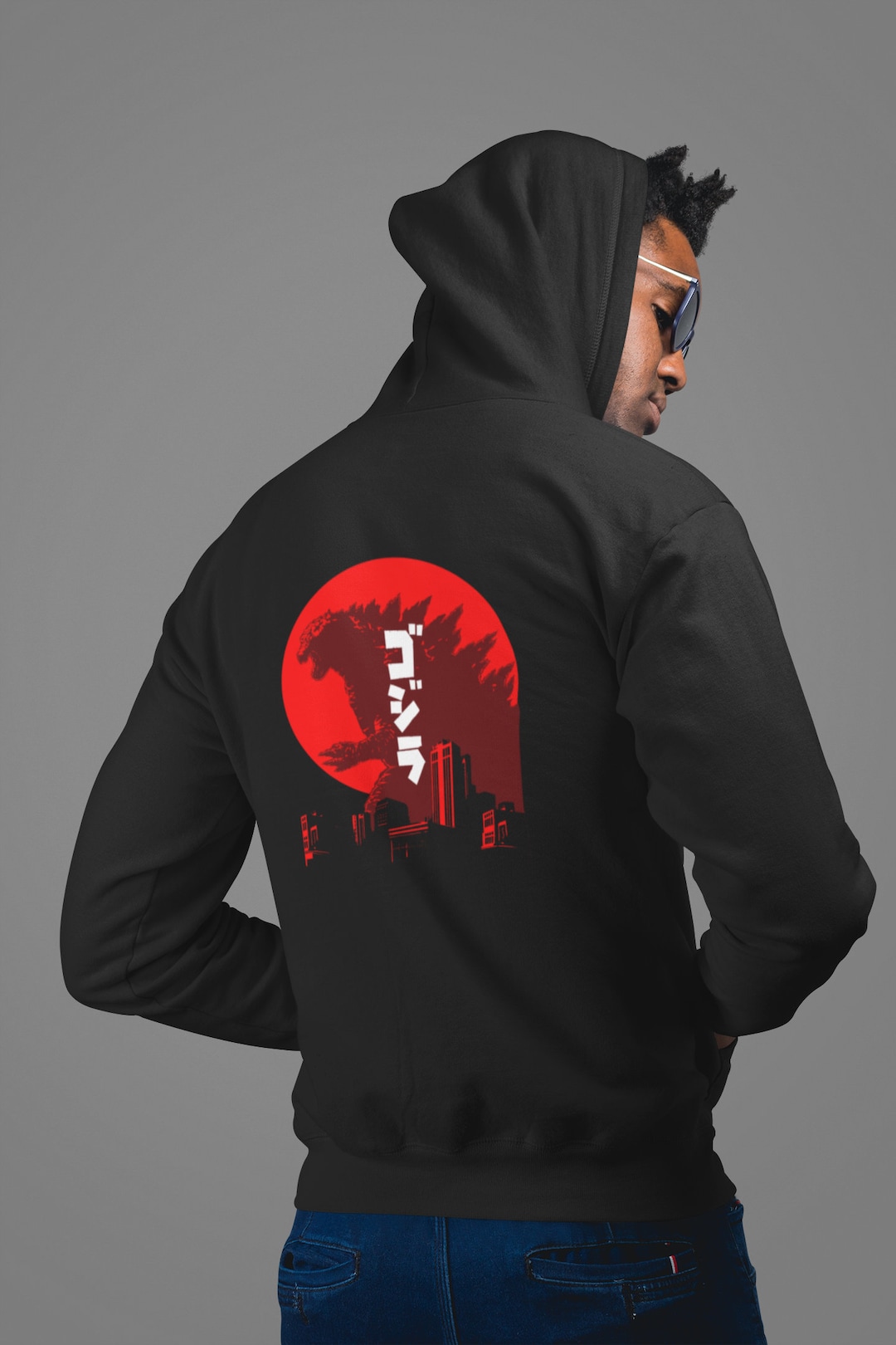 Godzilla Hoodie Japanese Godzilla Graphic Hoodie Godzilla Front and Back Hoodie Kaiju Hoodie Unisex Heavy Blend Hooded Sweatshirt Etsy