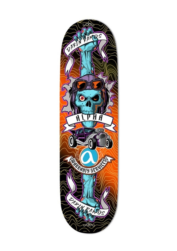 Limited Edition* Secret Assassin Skateboard Deck (45x) – Modified Decals INC