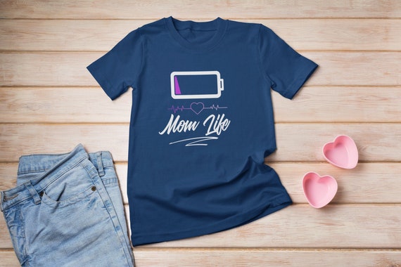 Low Battery Funny T-Shirt For Women –