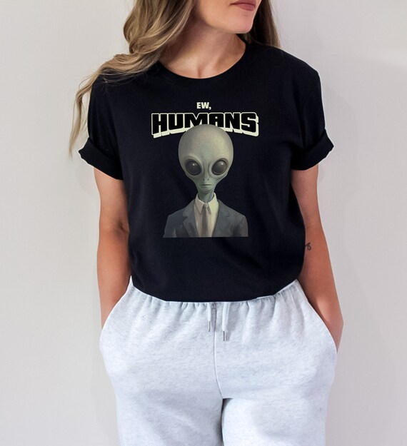 Funny alien sales t shirt