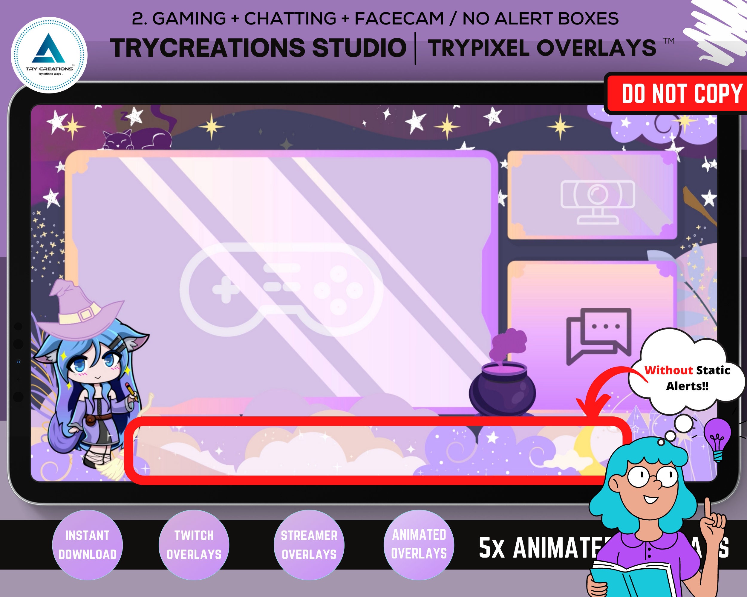 Celestial Witch Twitch Overlays Stream Package Stream - Etsy