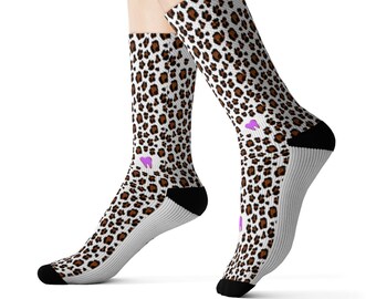 Leopard pink tooth dental babe Socks dentist dental hygienist dental student graduation gift idea unique design