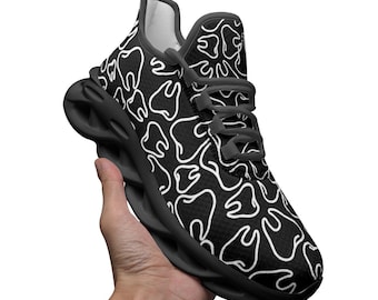 Dentist Shoes with Tooth Pattern - Comfortable Dental Sneakers for Dentists & Hygienists
