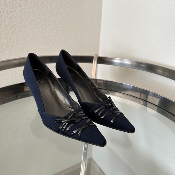 Tamaris Pointed Toe Navy Blue Heels 1-22463-41 824 | Skroutz.cy