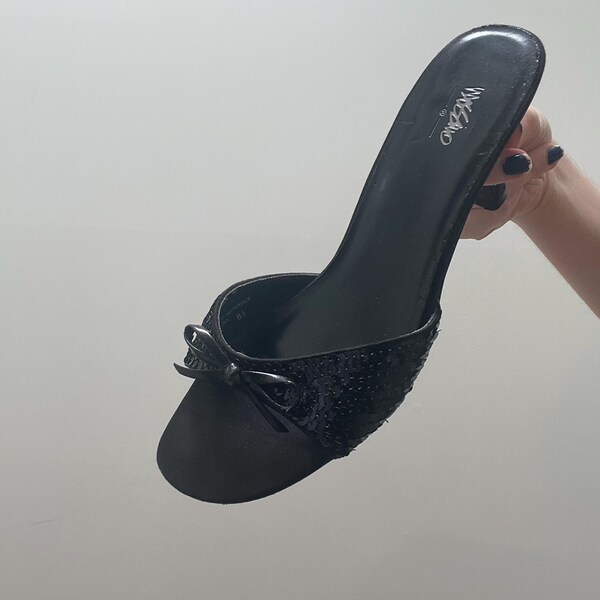 90s Woven Leather Kitten Heels (8)