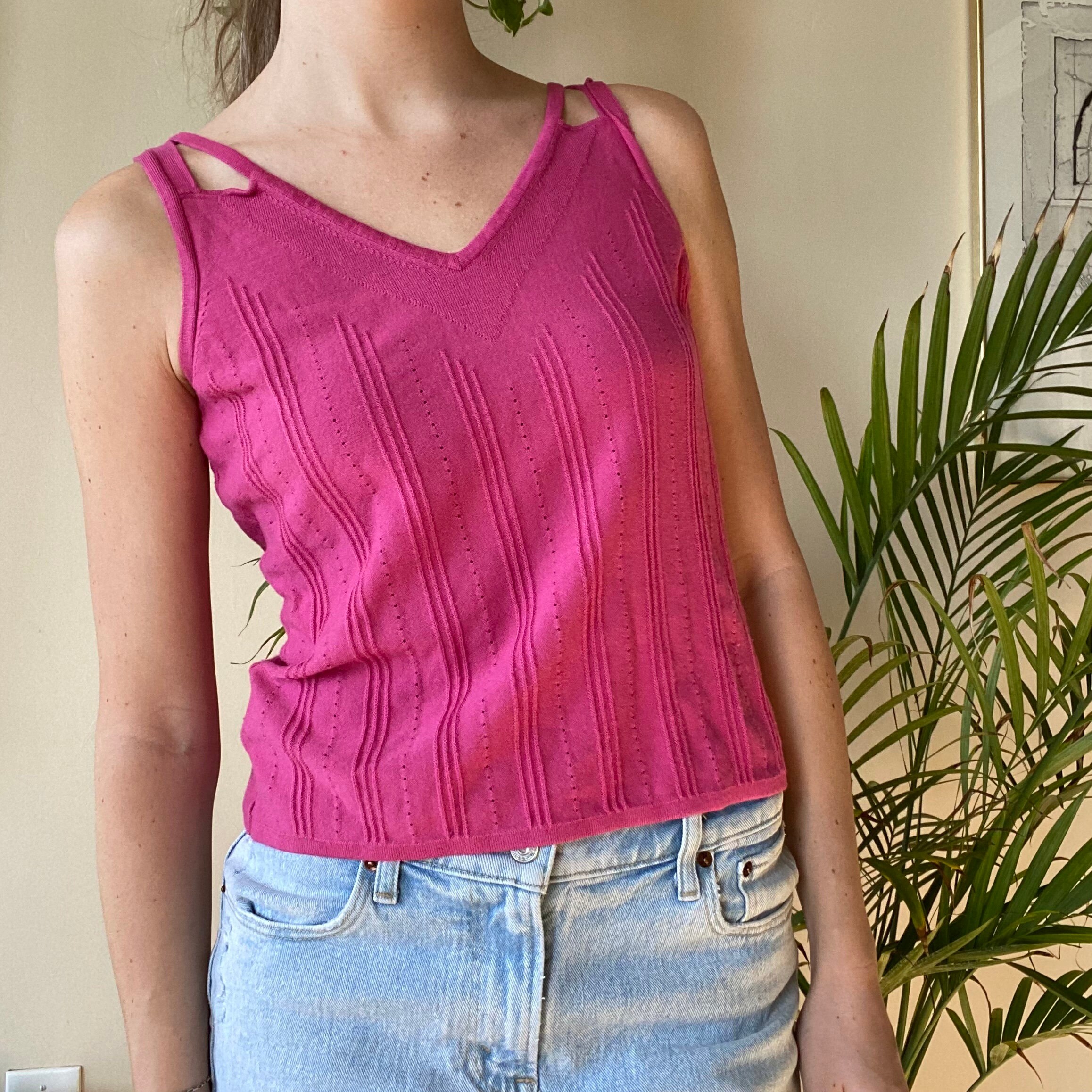 Vintage 90’s Fuzzy Tank Top (M)