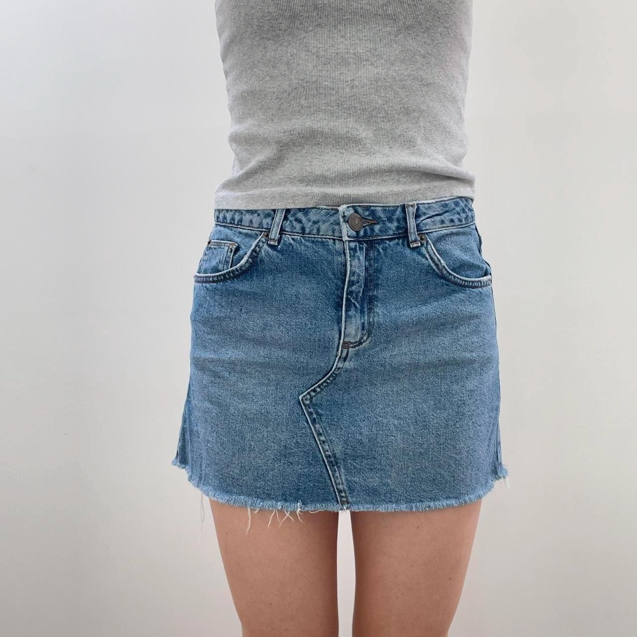 Jupe en jean stone AGNES – F.A.M. Paris