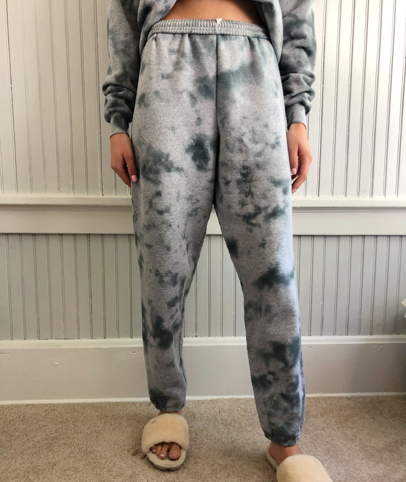 Grey Tie Dye Sweatsuit Etsy