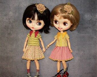 skirt for doll/ blouse for doll/ outfit for doll/ clothes for doll