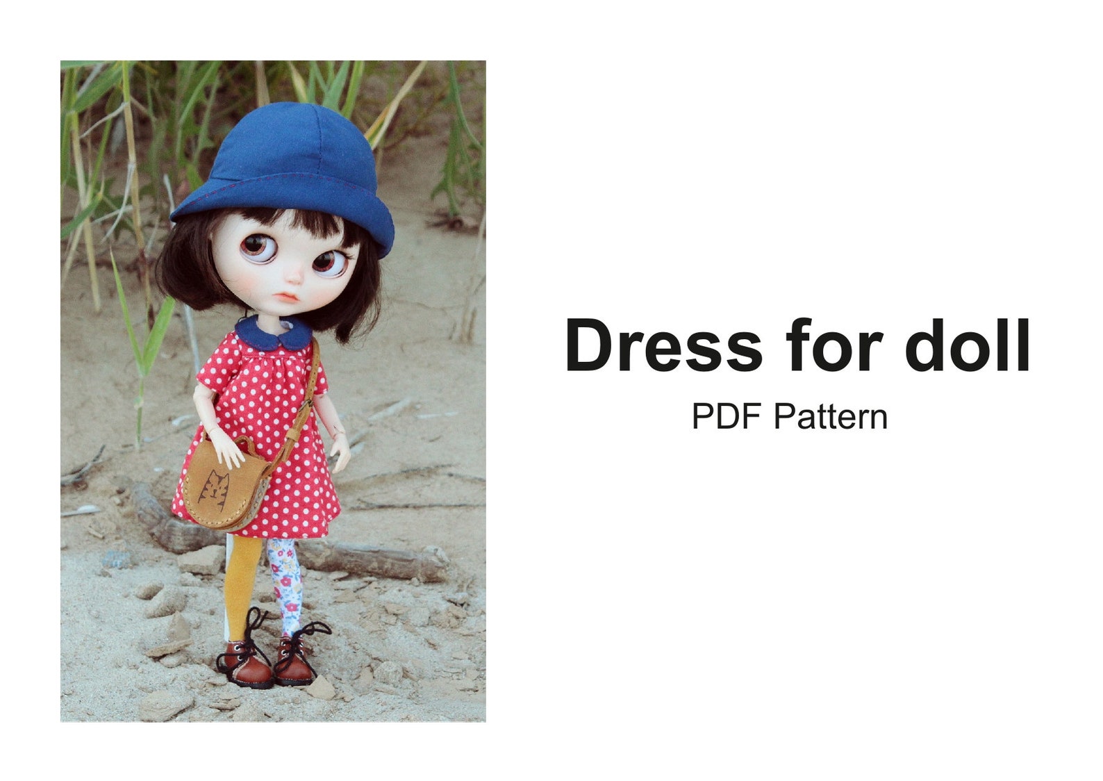 Dress Fo Doll PDF Pattern/ PDF Pattern for Dolls/dolls Clothes Etsy