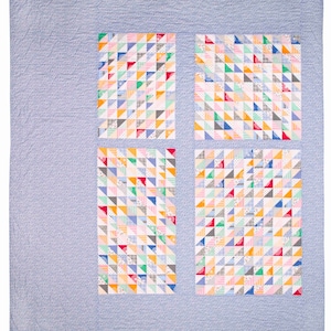 Triangle Twist Quilt Pattern PDF Quilt Pattern Half Square Triangles