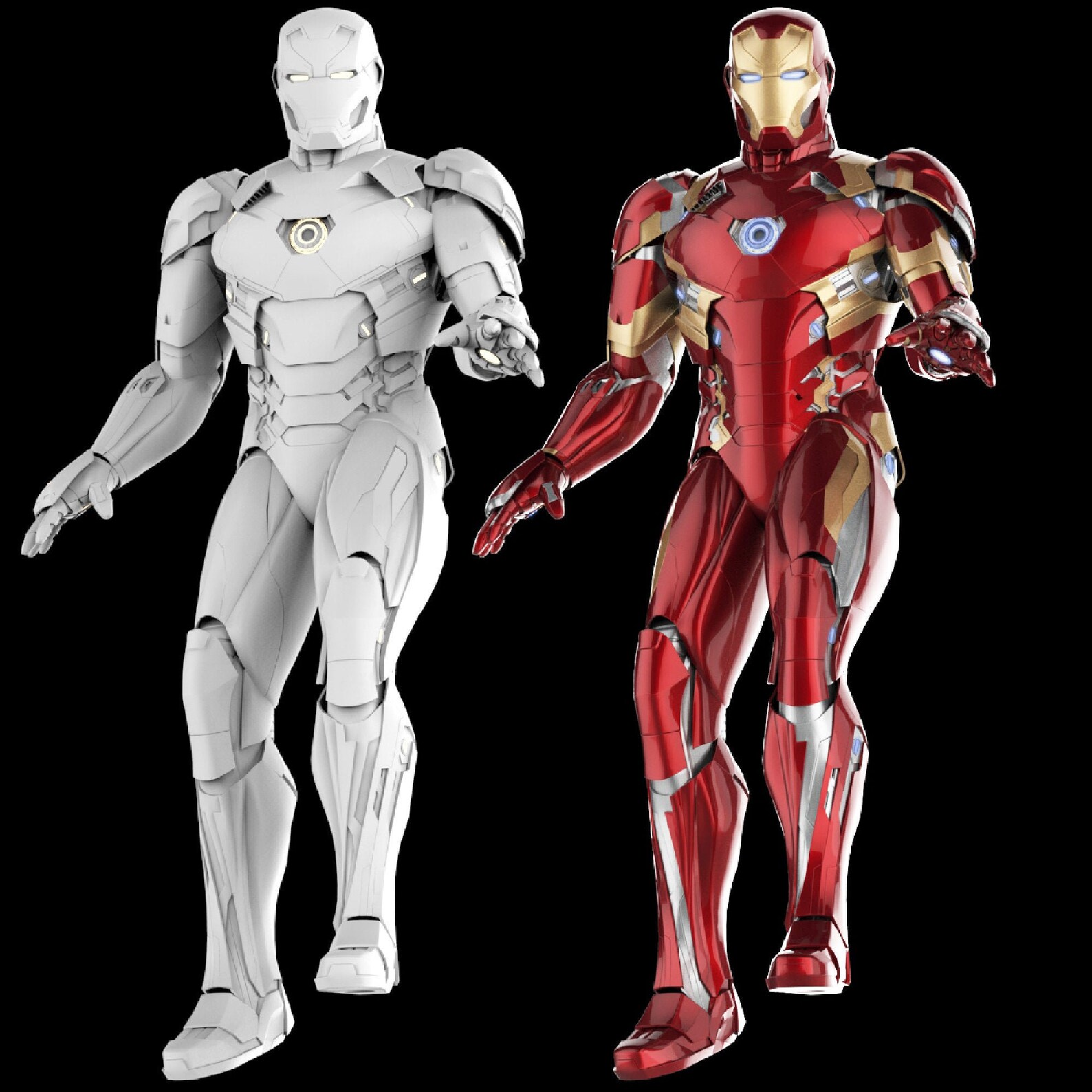 Iron Man 46/47 Armor Suit STL files | Etsy
