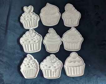 Cupcake cookie cutter bundle