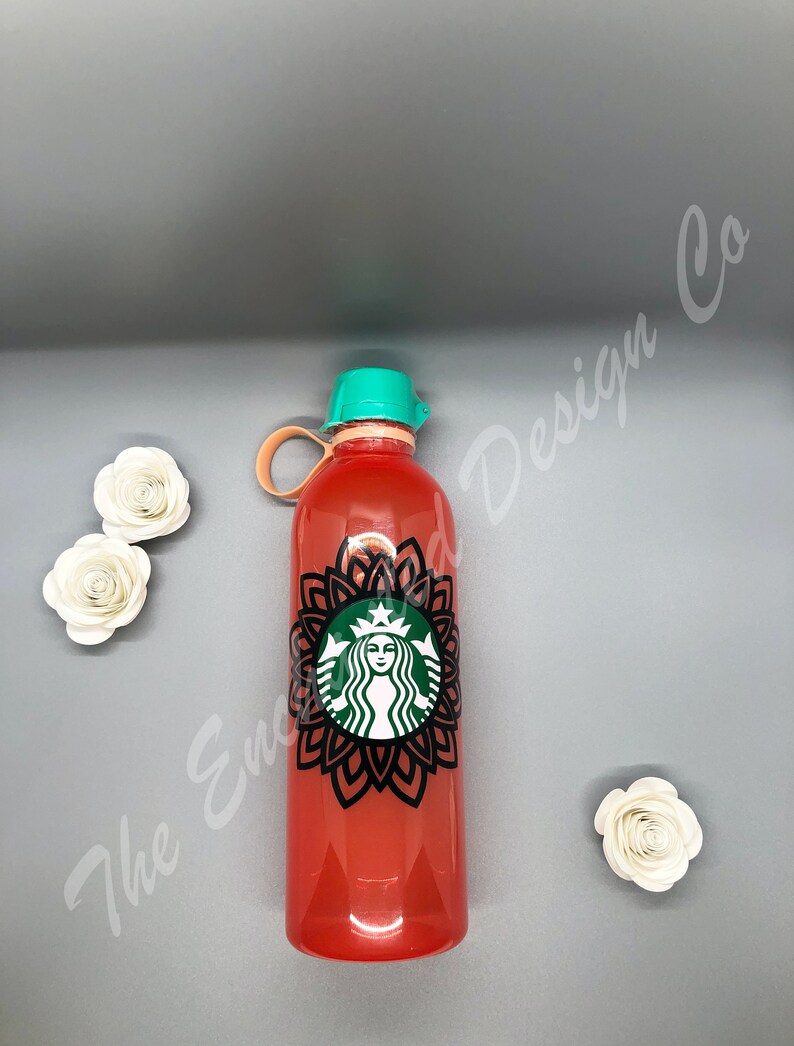 Download Starbucks Water Bottle Mandala Flower SVG Instant Download ...