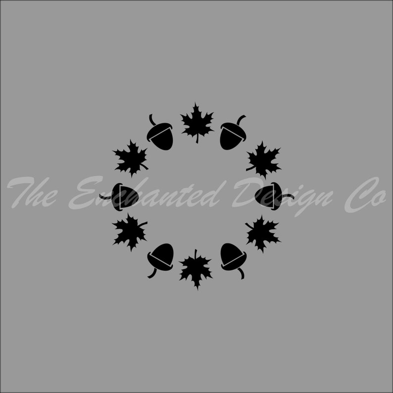 Download Starbucks Cold Cup Leaf Acorn Fall Wreath SVG Instant | Etsy