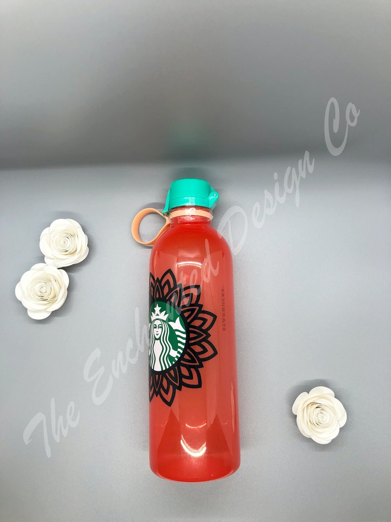 Download Starbucks Water Bottle Mandala Flower SVG Instant Download ...