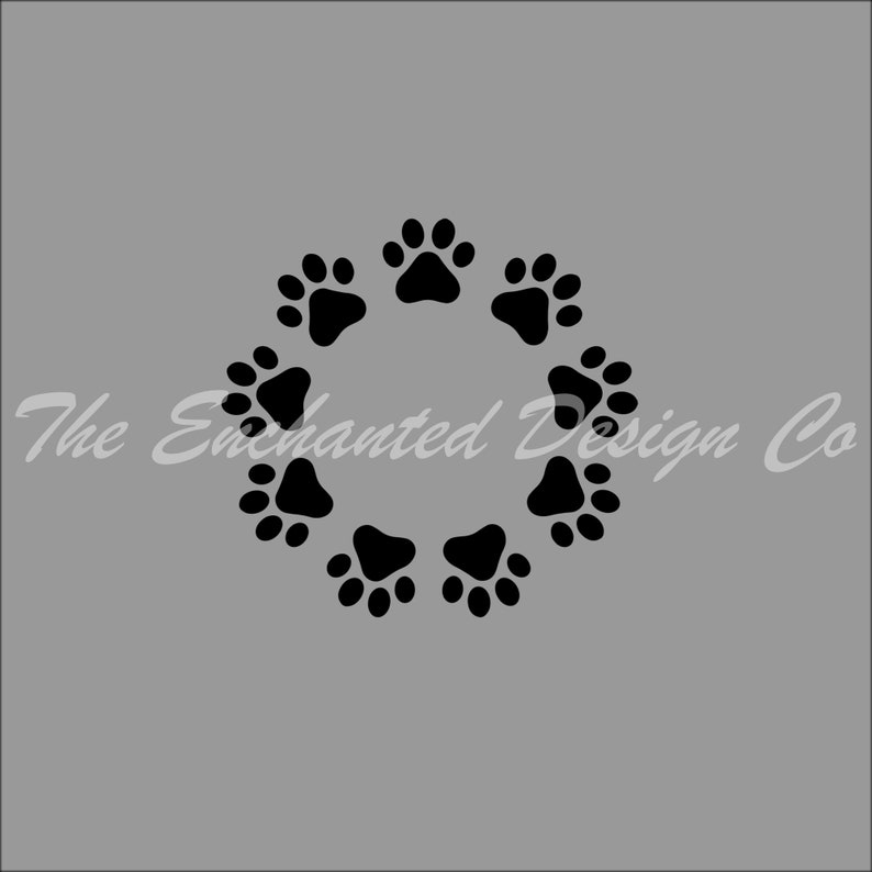 Free Free Paw Print Wreath Svg 560 SVG PNG EPS DXF File