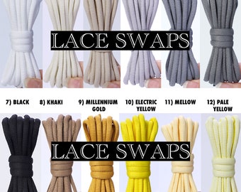 Oval Shoelaces 30+ Colorful Replacement Laces To Choose From Lace Swaps Swap For All Shoes