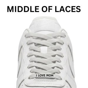 CORDONES DE ZAPATOS PERSONALIZADOS Únicos Calidad PREMIUM Opciones infinitas Los mejores cordones de regalo Sneakerhead para Nike Adidas AF1 Todos los zapatos 2) Middle Of Lace
