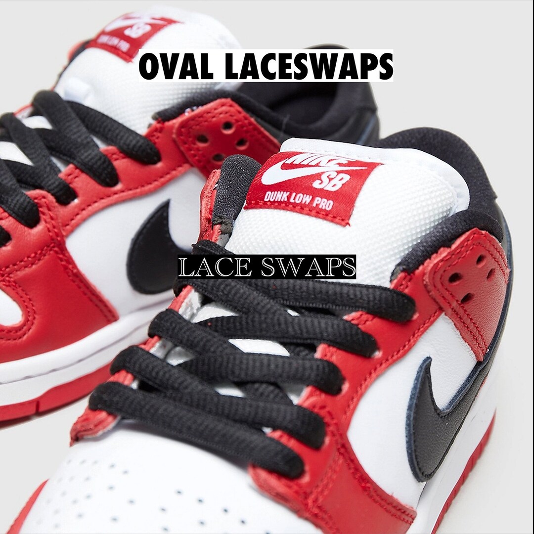1 Pair Oval 47 55 63 Inches Sb Style Dunk Shoe Laces for Low & Etsy