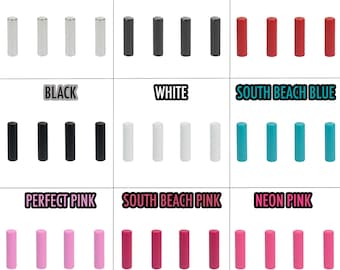 New Cylinder Screw On Metal Aglets Lace Tips For Any Shoe Or Strings For Cords Luxury Ends Gold Silver