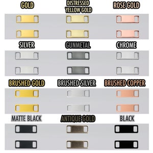 Neue Kleine Blank Lace Tags Buckle Dubraes Für Jeder Schuh Luxus Charms Gold Silber