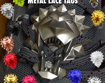 Roaring Lion Lace Tags Shoelace Buckles All Shoes High Quality Dubraes Charms