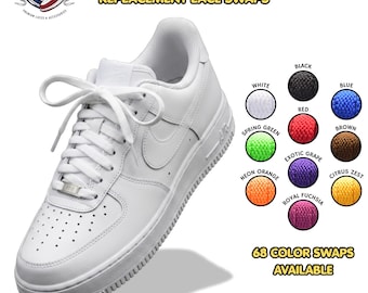 Flat Premium Quality Shoelaces 60+ Colorful Compatible Replacement 8mm Laces For Jordan Air Max Nike Adidas Air Force One Converse Shoes