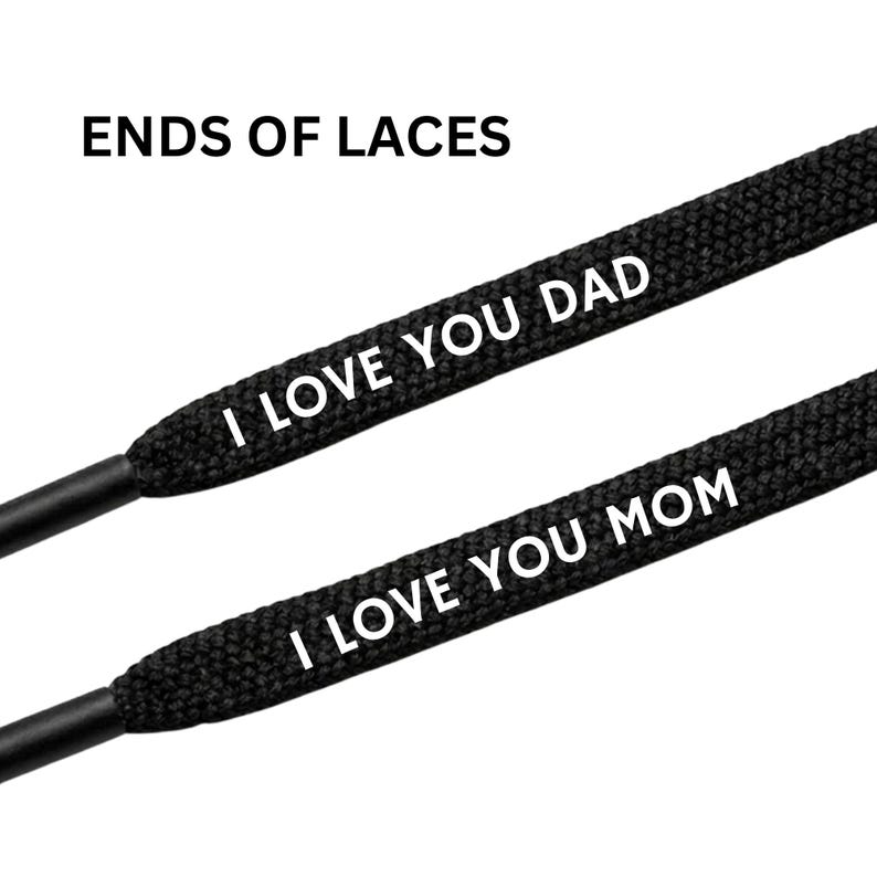 CORDONES DE ZAPATOS PERSONALIZADOS Únicos Calidad PREMIUM Opciones infinitas Los mejores cordones de regalo Sneakerhead para Nike Adidas AF1 Todos los zapatos 1) End Of Lace
