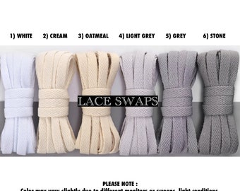 Flat Slim Shoelaces 35 Colorful Replacement Laces To Choose From Lace Swaps Swap For All Shoes