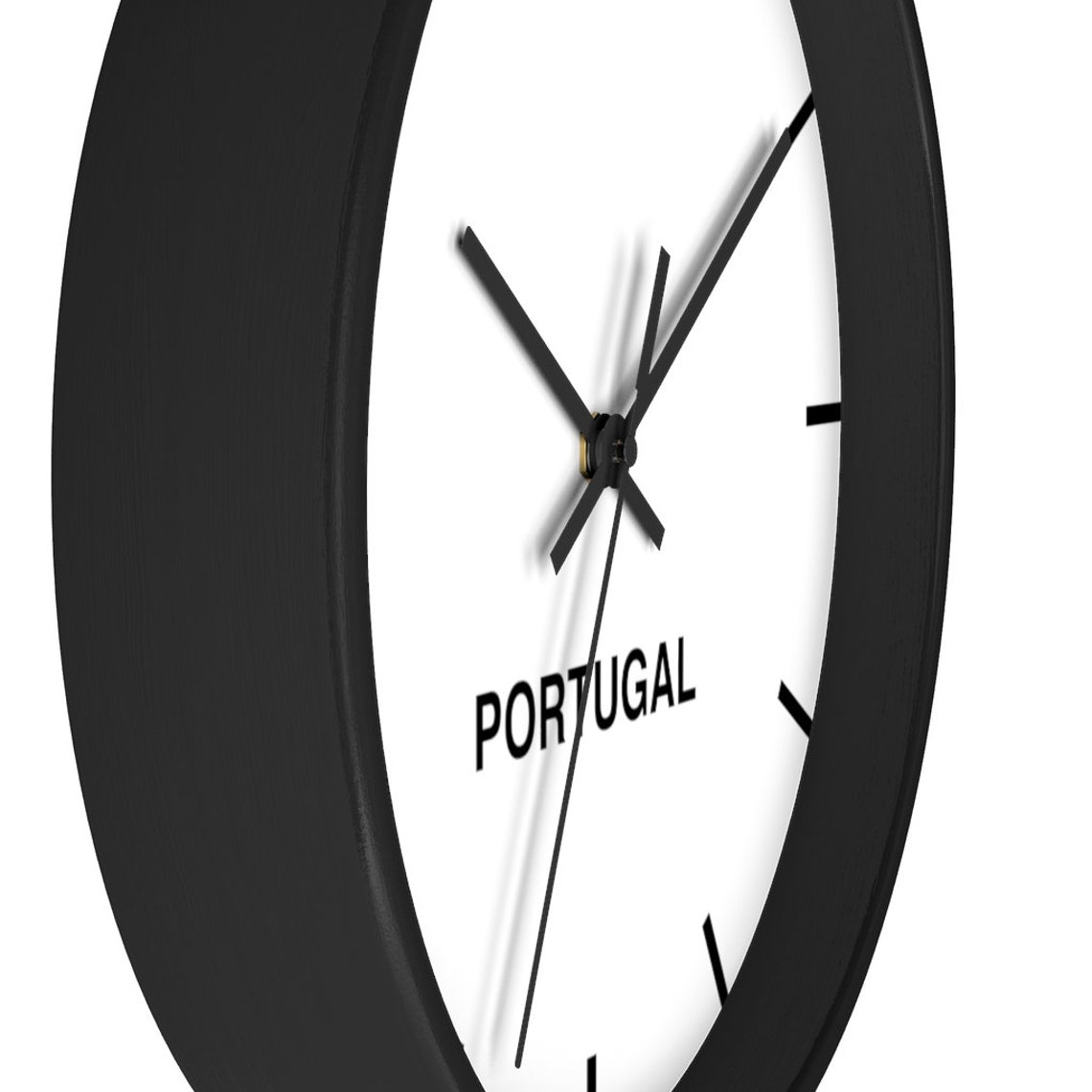Portugal Time Zone GMT Newsroom Clock Premium Business Wall Etsy