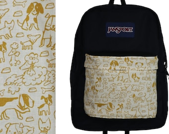 Dog Sketch Jansport - Etsy