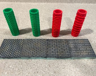 Combo de rodillos para textura de ladrillo