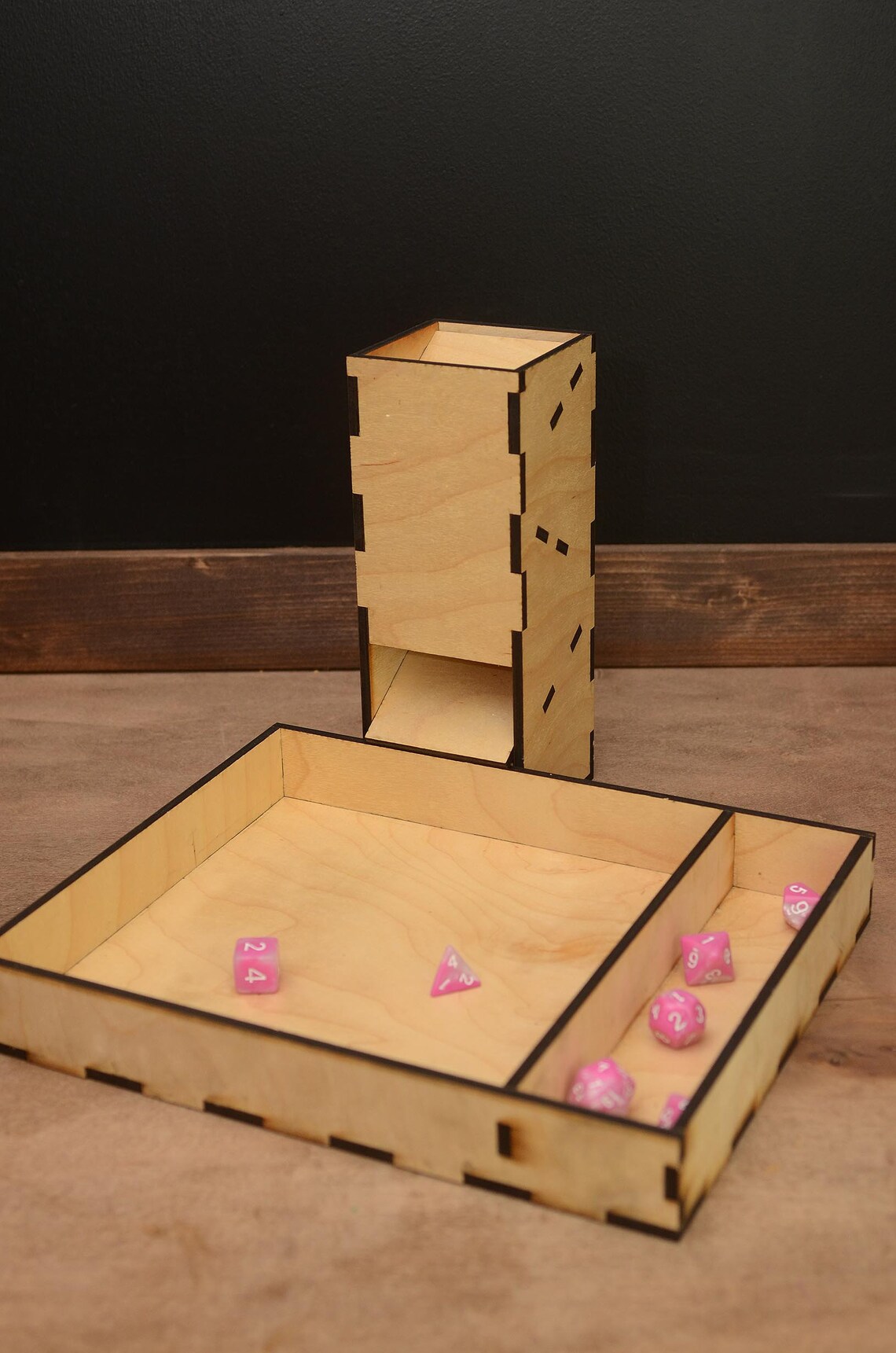 Laser Cut Dice Tower Etsy