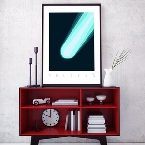 Halley&#39;s Comet Giclée Print