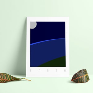 Earth Planet Giclée Print