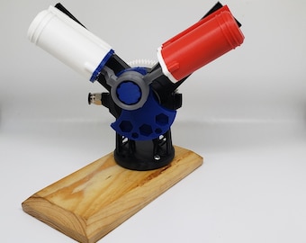 3D Printed Air Engine - Glide Dual Stroke Twin V Model – Functional Desk Toy