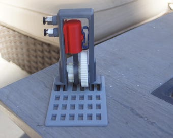 Calisto Engine – 3D Printable Compressed Air Model – DIY Air-Powered Engine Kit (STL, PDF)