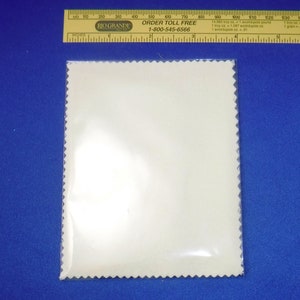 Polishing cloth, Sunshine®, light yellow, 7-3/4 x 5-inch rectangle