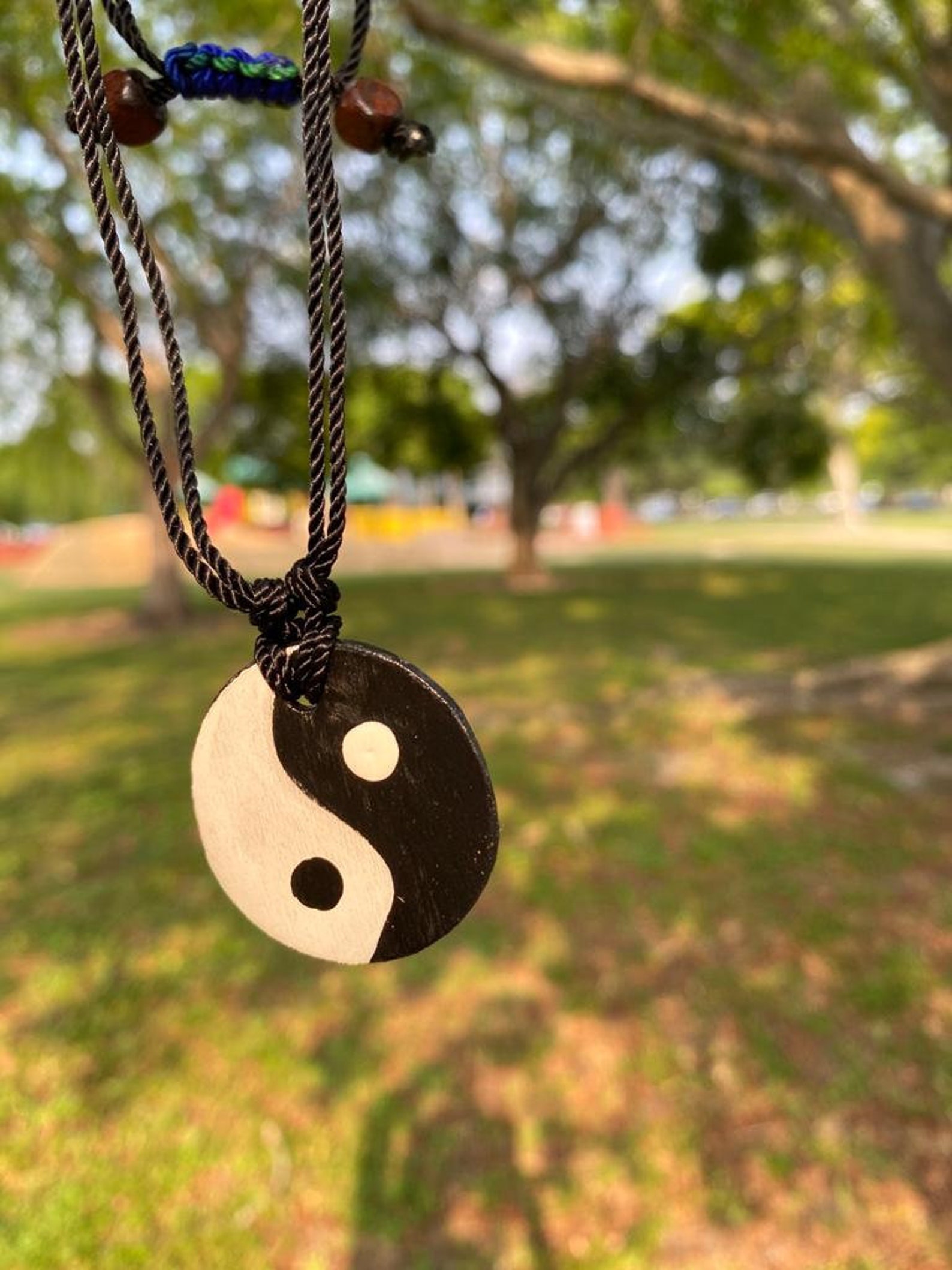 Collar Yin Yang. Colgante Yin Yang. Joyería Yoga. Gargantilla Etsy