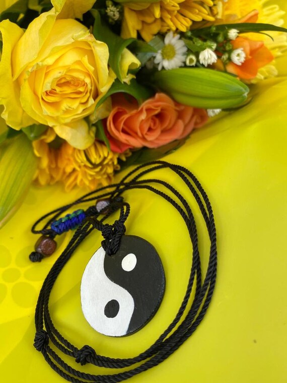 Yin Yang Necklace. Yin Yang Pendant. Yoga Jewelry. Yin Yang Etsy