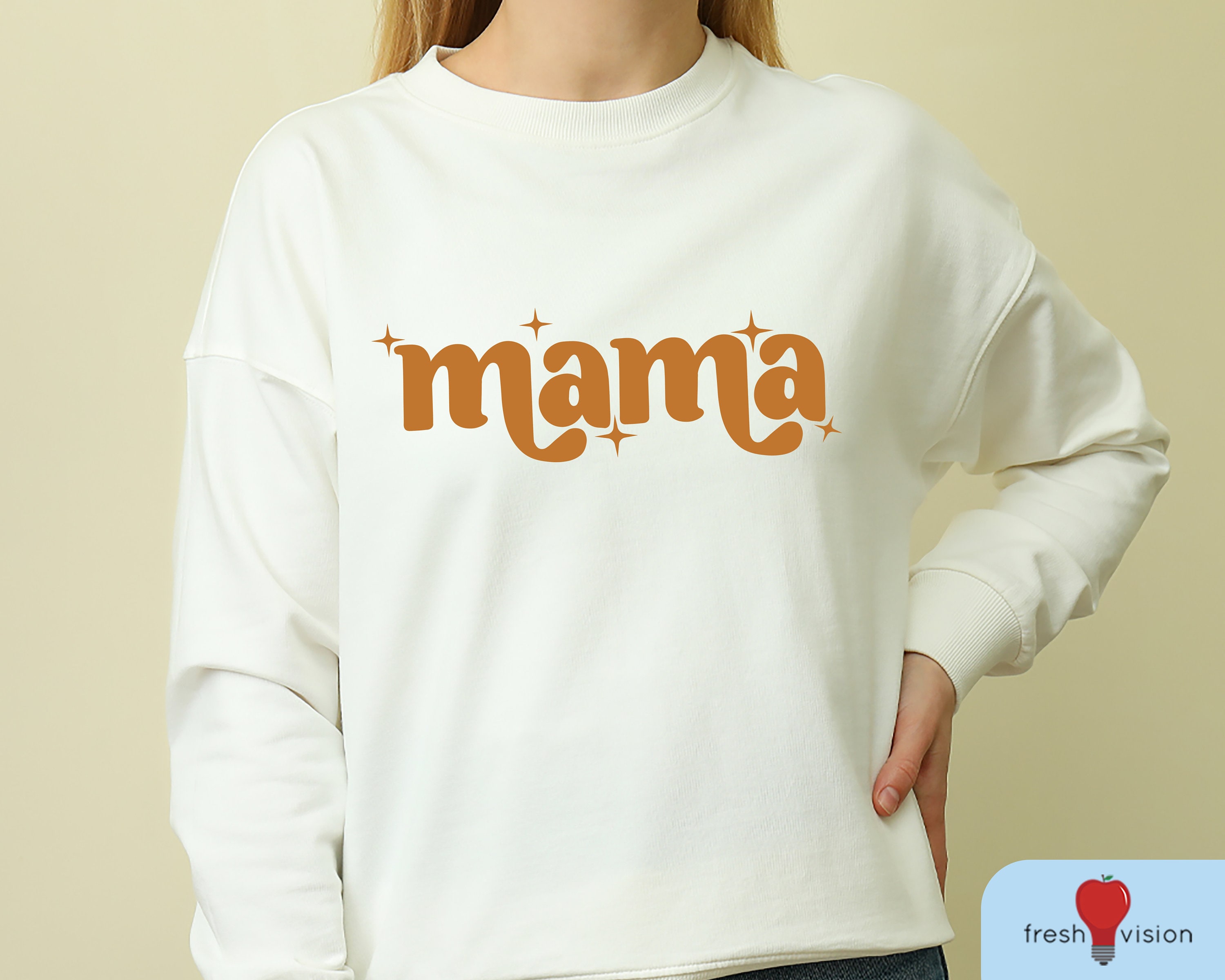 Mama Retro Stars Digital Downlad | Svg | Jpg | Png | Dxf - Etsy