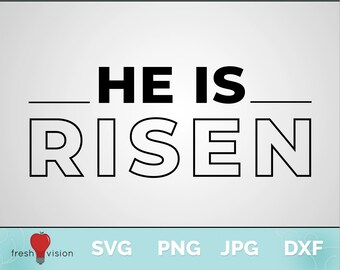 Ha resucitado Descarga digital Svg / Pdf / Dxf / Png