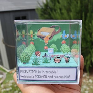 Pokemon Oak's Lab 3D Retro Gaming Perfect Christmas gift, Couple's Gift, Friends Gift image 5