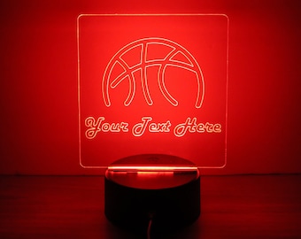 Basketball Sport Custom your own Handmade LED Light, Gift Item Neon signs, LED base Neon Lights