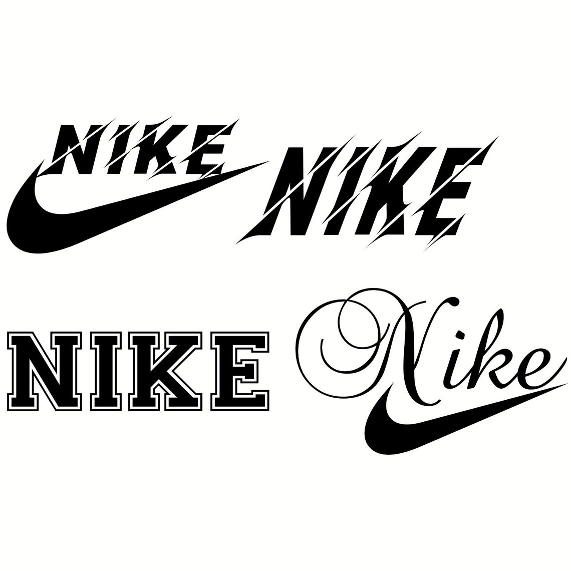 Swoosh Nike Dripping Drip Just Do It Logo Bundle Sports Brand | Etsy