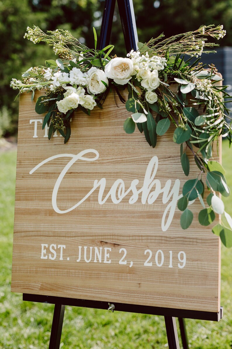 Rustic Wood Wedding Sign Make Your Day More Special Last Name Wedding Welcome Sign