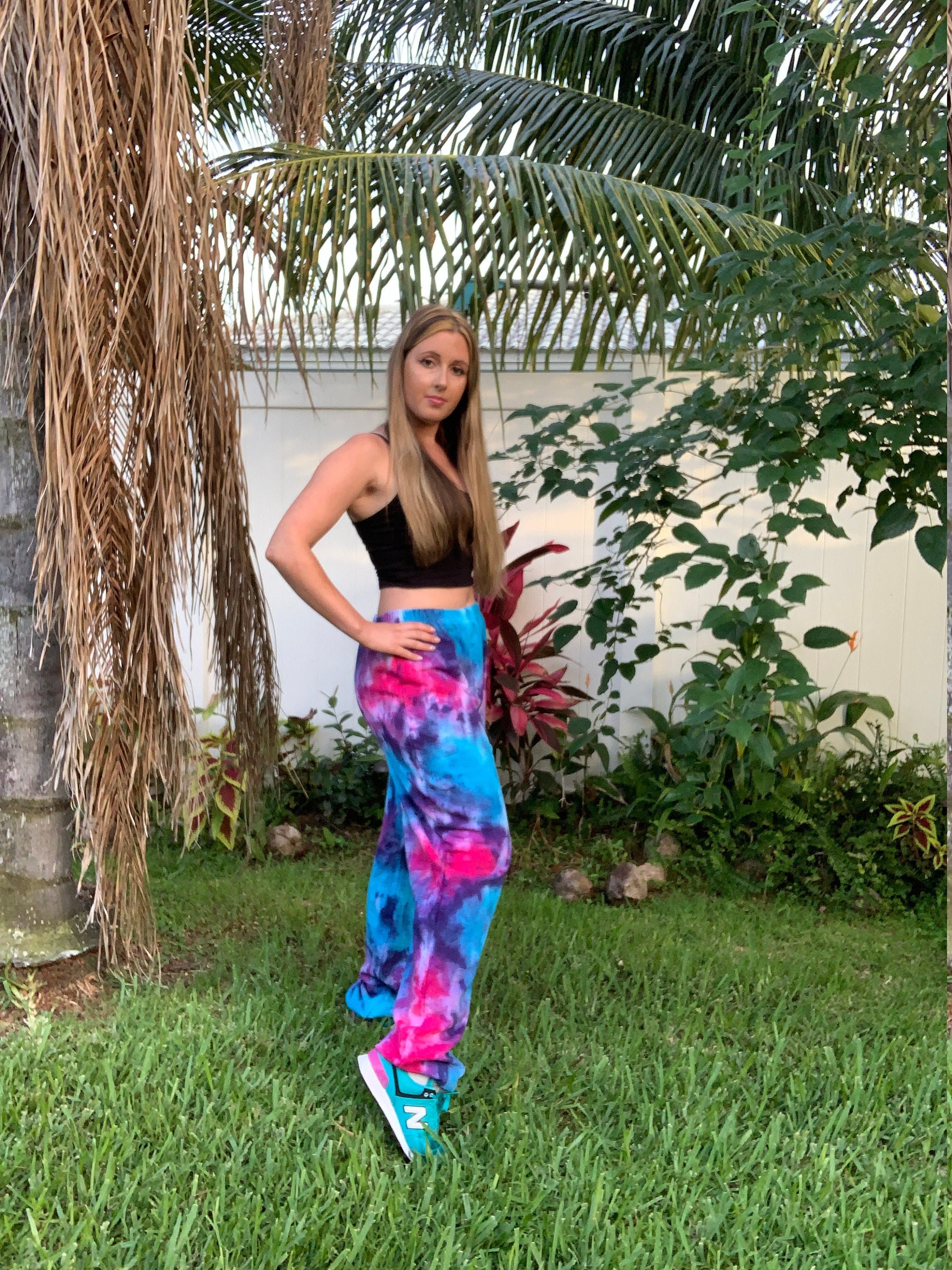 Tie Dye Sweatpants Unisex Medium Tie 