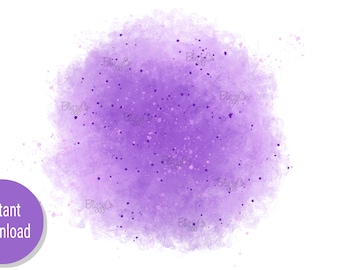 Purple Pink Paint Splatter Background (PNG, Digital File)