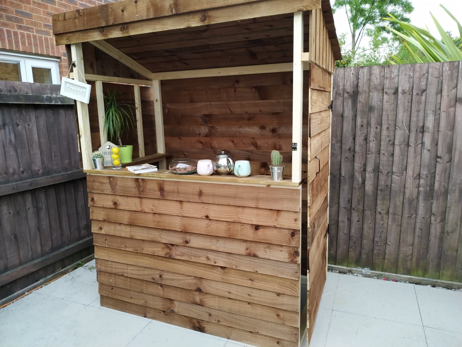 Garden Bar Outdoor Wooden Bar Shed Wood Drinks Etsy UK